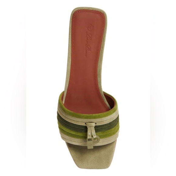 Loro Piana Charms Pleated Slide Sandal - Picture 6 of 6